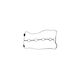 Set garnituri capac supape Daewoo Nubira Wagon Klaj 1.6 16v 1997 Prezent Corteco 440001p