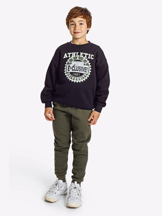 Funky Kids Sweatpants Set Black