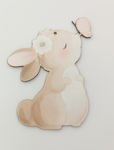 Wooden Decorative Bunny #7 20cm Base