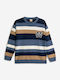 Kids' Sweater Long Sleeve Blue/Brown
