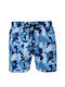 John Frank Men's Swimwear Shorts Blue Camo