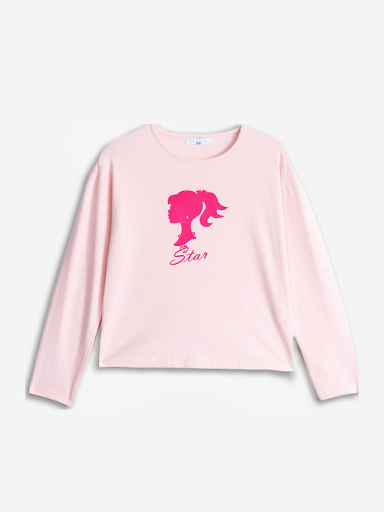 Funky Kids' Shirt Long Sleeve Pink