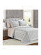 Liolios Home Set Coverlet Queen Size Beige 250x240cm 3pcs