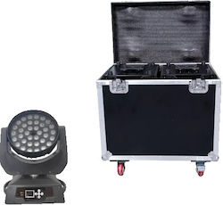 Led Moving Head Light Zoom Wash Function Rgbw Rgbwauv Color Mixing 1 Flight Case Only Rgbw 4