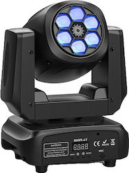 Led Moving Head Light Rgbw 4 In 1 Rotating Beam Effect