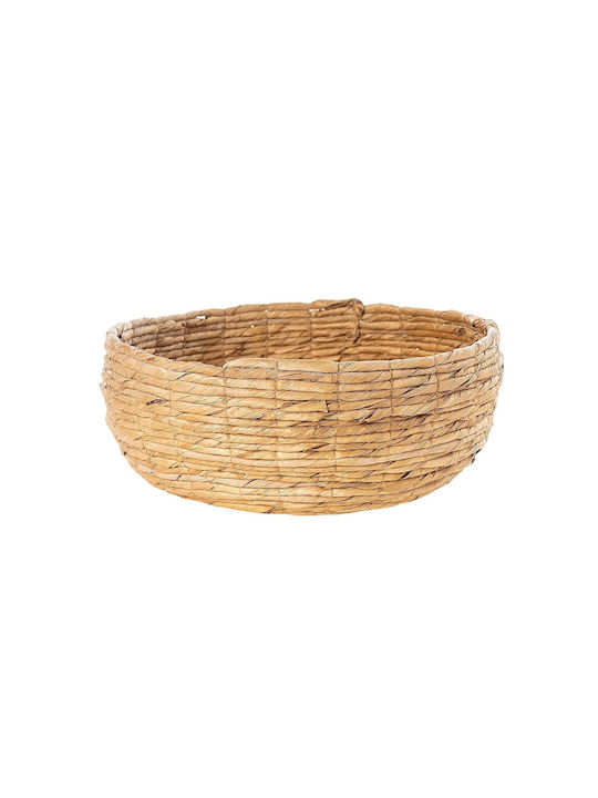 Decorative Basket Wicker Beige S Line