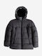 Kids' Casual Jacket Short with Hood Green