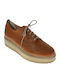 Women's Moccasins in Tabac Brown Color