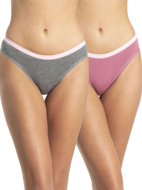 Cotonella Baumwolle Damen Boxer 2Pack Rosa