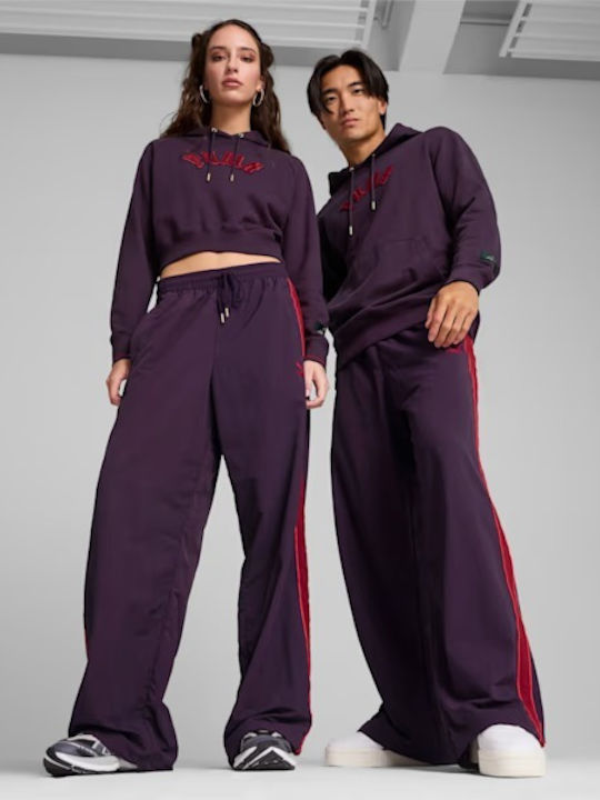 Puma Herren-Sweatpants Midnight Plum