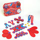 Clics Toys Μαγνητικό Παιχνίδι Κατασκευών Itsy Pack Flamingo-Turquoise