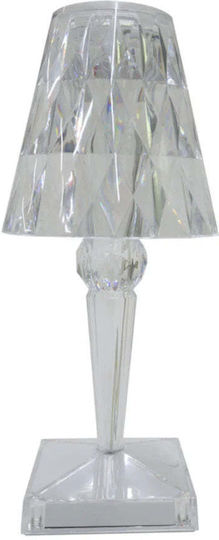 Diamond Cristal Lampă de masă cu Abajur Roz și Bază