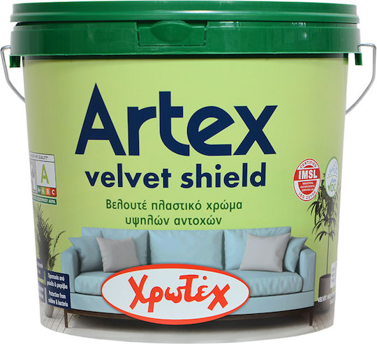 CHrotech Artex Пластмасов Боя Акрил Екологичен за Вътрешен Употреба Бял 750мл