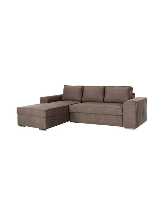 Nacho Ecksofa mit Linker Ecke Braune 270x163x88cm