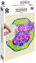 Ξύλινο Παιδικό Puzzle Wooden Pig Puzzle για 3+ Ετών 121pcs Construct It Ξύλινο Παιδικό Puzzle Wooden Pig Puzzle για 3+ Ετών 121pcs Construct It