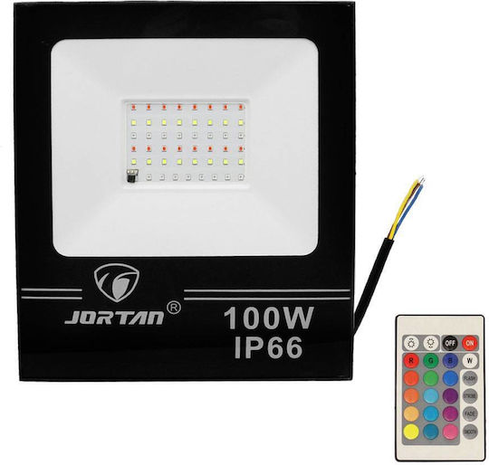 Rezistent la apă Proiector LED 100W RGB cu Telecomandă IP66