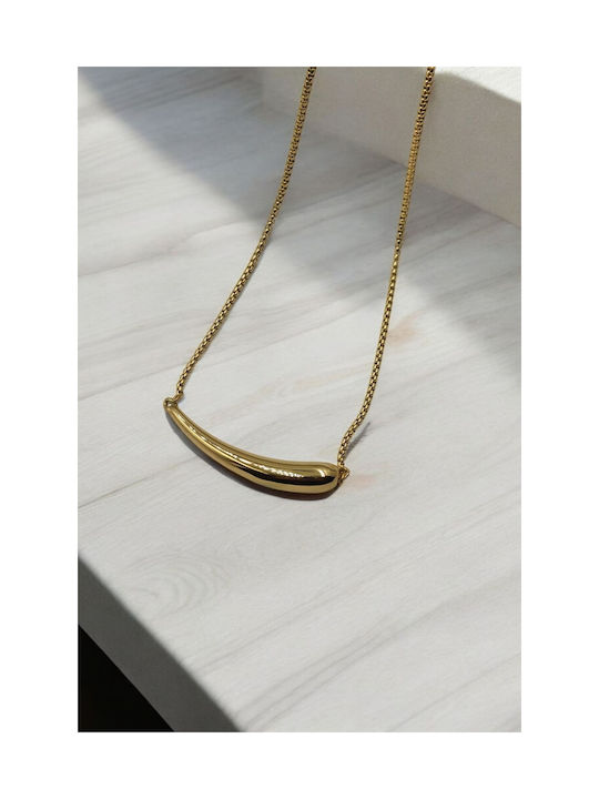 Necklace from Gold Plated Steel