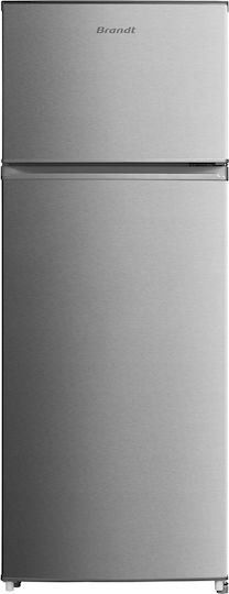 Brandt Kühlschrank mit Doppeltür 204Es H143xB55xT55cm. Inox BFD4355EX