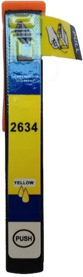 Premium Συμβατό Μελάνι Εκτυπωτή InkJet Epson T2634 10ml Κίτρινο 1τμχ