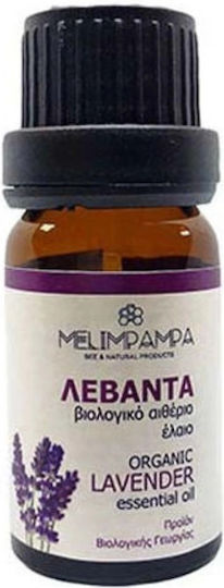 MeliMpampa Biologisch Ätherisches Öl Lavendel Essbar mit Tropfenzähler 10ml