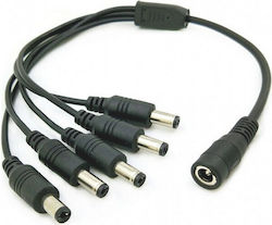 Ez-dcsp5 1xdc Θηλυκό 5xdc Αρσενικό Καλώδιο 5.5*2.1mm 40cm Ez-dcsp5 1xdc Θηλυκό 5xdc Αρσενικό Καλώδιο 5.5*2.1mm 40cm