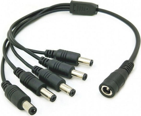 Ez-dcsp5 1xdc Female 5xdc Male Cable 5.5*2.1mm 40cm