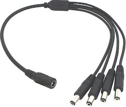 Ez-dcsp4 1xdc Θηλυκό 4xdc Αρσενικό Καλώδιο 5.5*2.1mm 40cm Ez-dcsp4 1xdc Θηλυκό 4xdc Αρσενικό Καλώδιο 5.5*2.1mm 40cm