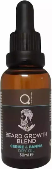 Qure Λάδι Περιποίησης για Γένια Beard Growth Blend Cerise Pana 30ml