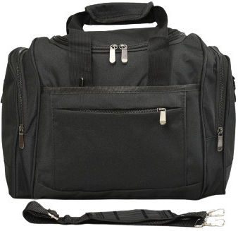 Reisetasche Schwarz Stoff L40xB21xH30cm