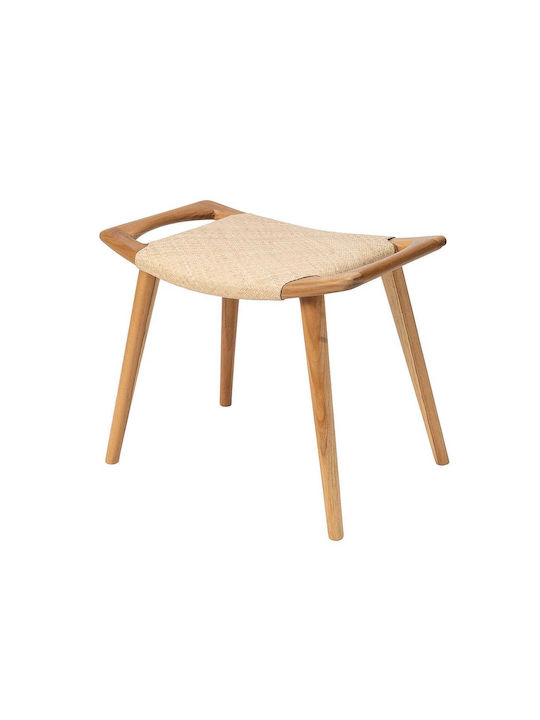 Stool For Living Room Wooden Brown