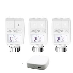 Electronic Thermostatic Radiator Valve with Wi-Fi for Radiator Body 3pcs