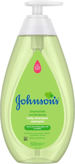 Johnson & Johnson Σαμπουάν με Χαμομήλι 500ml με Αντλία