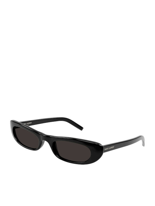 Ysl Unisex Γυαλιά Ηλίου με Μαύρο Κοκκάλινο Σκελ...