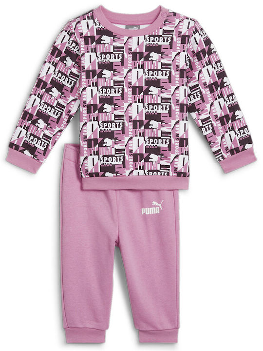 Puma Kinder Sweatpants Set - Jogginganzug Rosa