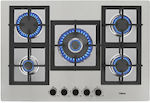 Teka Gas Cooktop Autonomous Inox 75x51εκ.