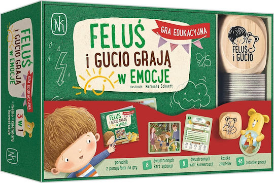 Board Game Feluś and Gucio: Emotional Intelligence Development for 1-6 Players 3+ Years Old (PL) Nasza Ksiegarnia