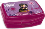 Arsuna Plastic Kids' Food Container Purple