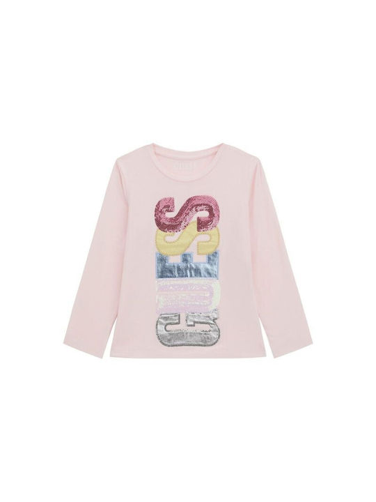 Guess Kids Blouse Long Sleeve Pink