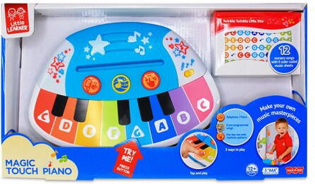 Little Learner Музикален инструмент The Magic Piano - Touch Technology Pen с музика и звуци за 12++ месеца