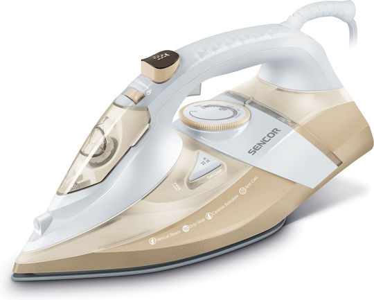 Sencor SSI 8310GD Steam Iron 3200W with Ceramic Plate and Continuous Steam Supply 45g/min