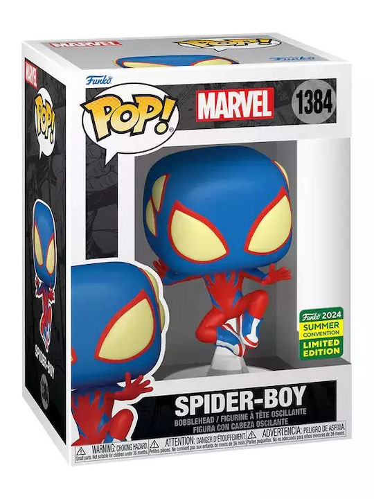 Funko Pop! Bobble-Head Marvel: Marvel - Spider-Boy 1384 Exclusive