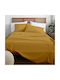 Lino Home Claro Pillowcase Set with Envelope Cover Yellow 50x70cm.