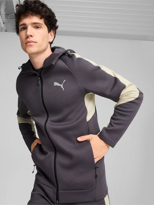 PUMA Evostripe Суитшърт с Качулка Blue - Grey