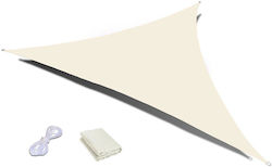 Modernhome Triunghiular Umbrela Sail Bej 5x5m