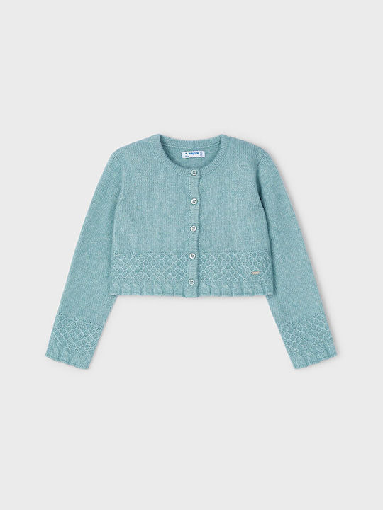 Mayoral Kids Cardigan Knitted Petrol