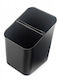 Kadax Suport De Scurgere Pentru Tacâmuri Din Plastic Negru 14x11x16cm