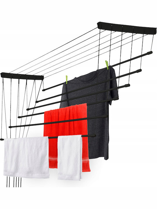 Kadax Folding Hanging Clothes Drying Rack with Hanging Length 3m