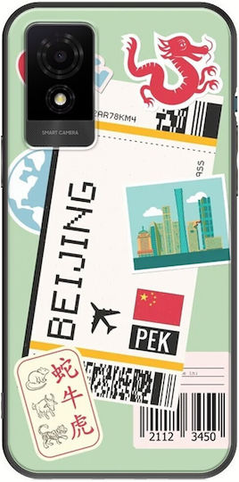 Ticket To Beijing Tcl 501 Black Tpu Μαύρη Σιλικόνη