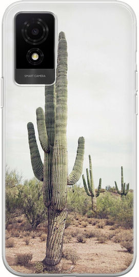 Прозрачен силиконов калъф Desert Cactus Tcl 501 от гъвкав TPU