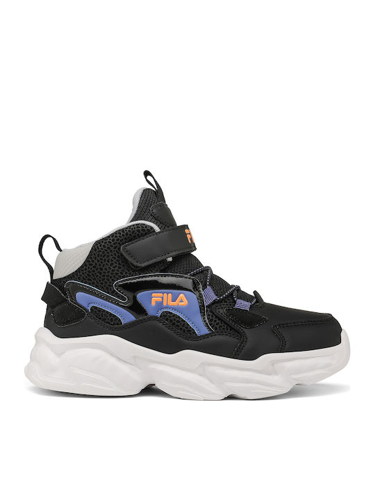 FILA Memory Παιδικά Sneakers High με Σκρατς Μπλε